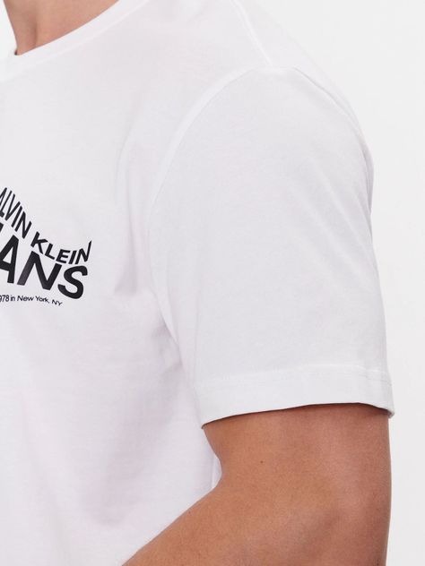 Polera Future Motion Graphic Blanco Calvin Klein-3
