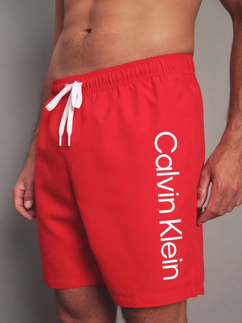 Traje de Baño Core Solids Rojo Calvin Klein-3