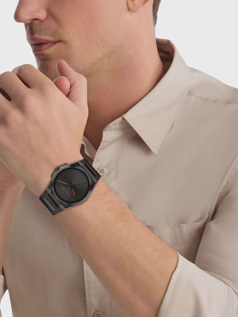 Reloj Meta Minimal Negro Calvin Klein-3