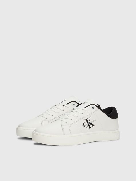 Zapatilla Cuero Classic Cupsole Low Blanco Calvin Klein-0