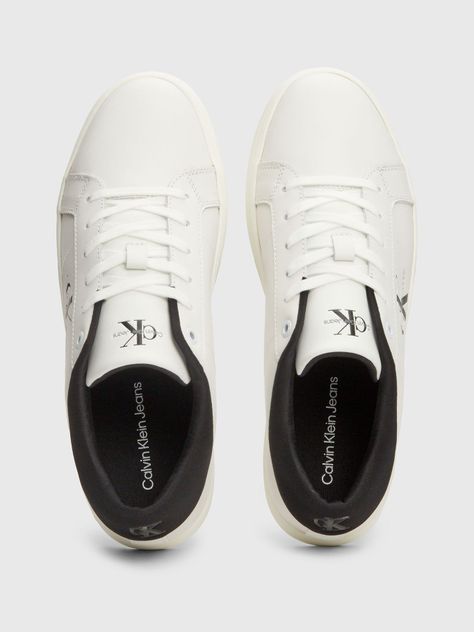 Zapatilla Cuero Classic Cupsole Low Blanco Calvin Klein-2