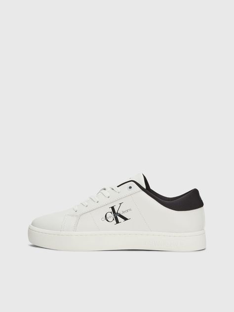 Zapatilla Cuero Classic Cupsole Low Blanco Calvin Klein-5