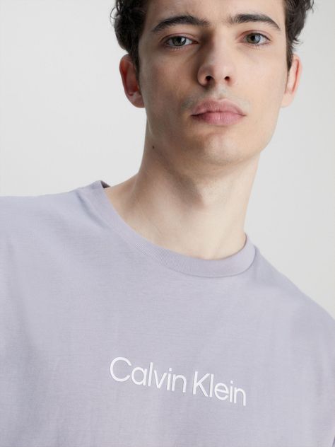 Polera Hero Logo Comfort  Gris Calvin Klein-3