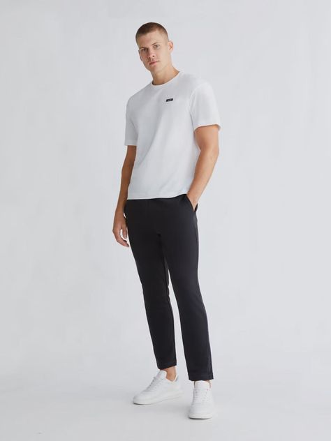 Jogger French Terry Negro Calvin Klein-1