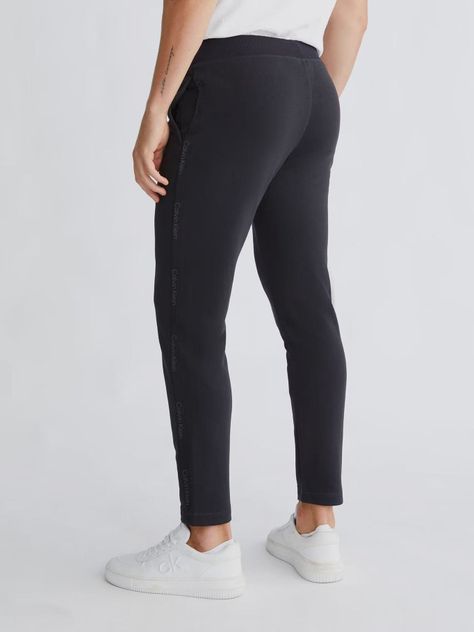 Jogger French Terry Negro Calvin Klein-2