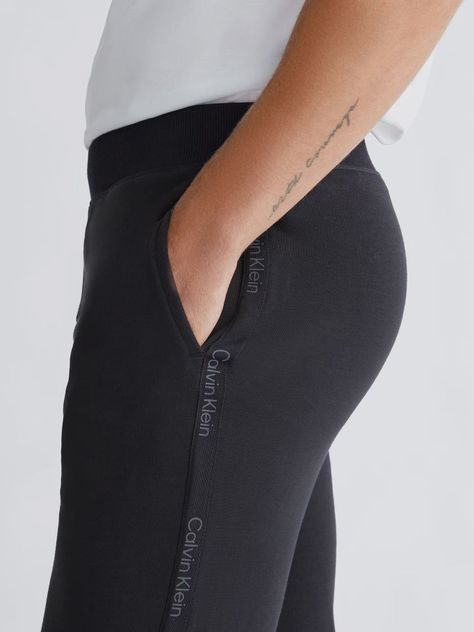 Jogger French Terry Negro Calvin Klein-3