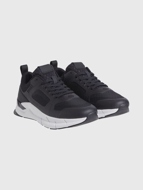 Zapatilla Low Top Lace Up Tech Negro Calvin Klein-0