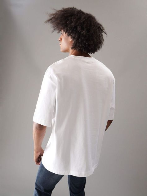 Polera Cut Out Box Graphic Blanco Calvin Klein-2