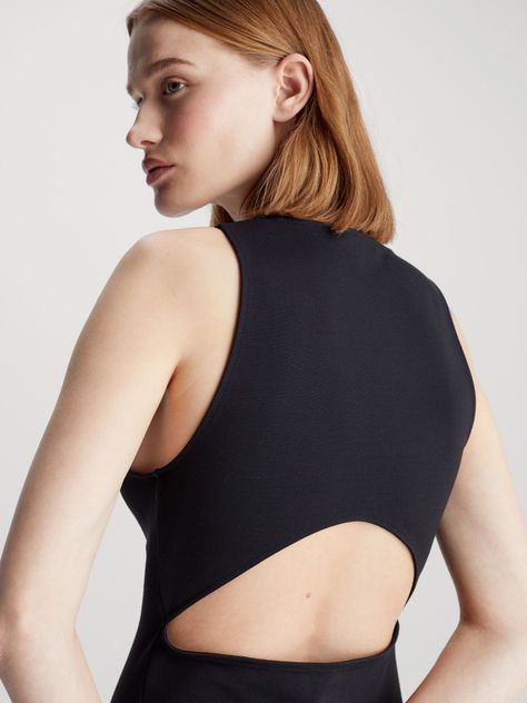 Vestido Racerback Milano Negro Calvin Klein-3