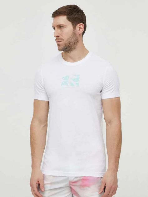 Polera Small Box Logo Blanco Calvin Klein-0
