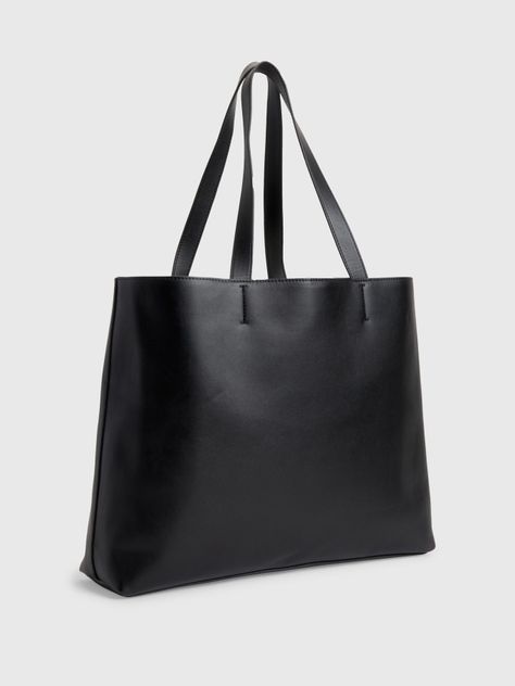 Cartera Sculpted Slim Tote Negro Calvin Klein-1