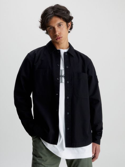 Camisa Essentials Ripstop Negro Calvin Klein-0