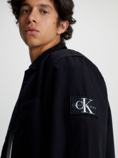 Camisa Essentials Ripstop Negro Calvin Klein-3