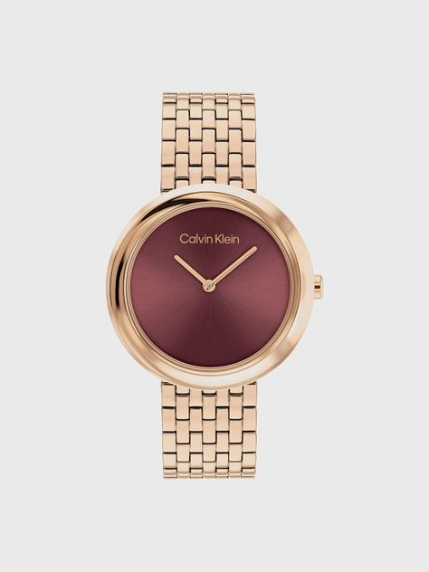 Reloj Contoured Bezel Dorado RGM Calvin Klein-0