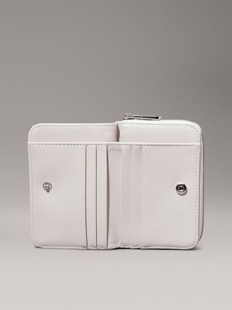 Billetera Sculpted Blanco Calvin Klein-2