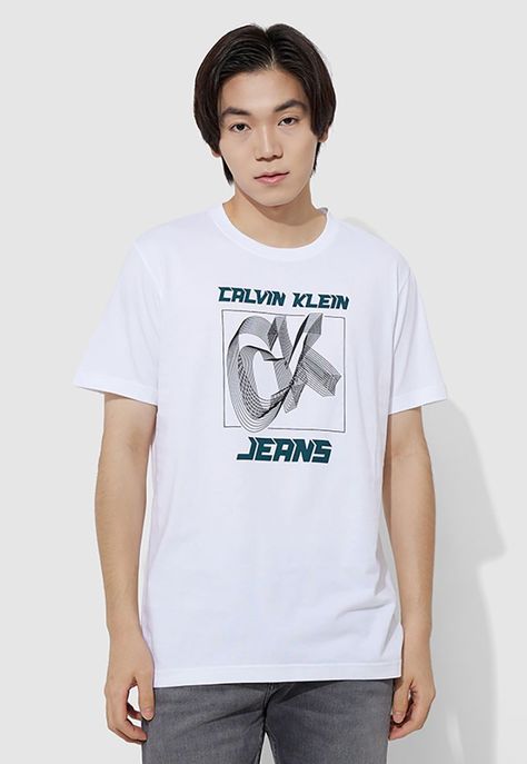 Polera 3D Ck Future Fade Blanco Calvin Klein-0