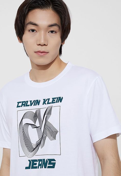 Polera 3D Ck Future Fade Blanco Calvin Klein-3
