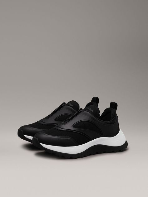Zapatillas Runner On W/Zip Mix M Negro Calvin Klein-0