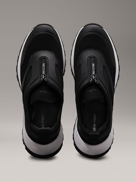 Zapatillas Runner On W/Zip Mix M Negro Calvin Klein-2