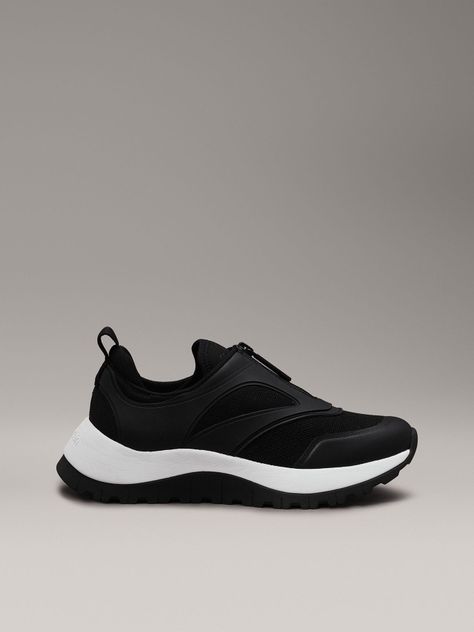Zapatillas Runner On W/Zip Mix M Negro Calvin Klein-4