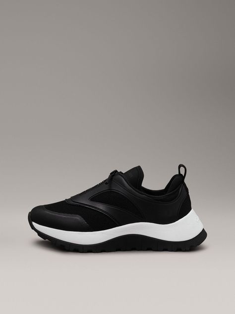 Zapatillas Runner On W/Zip Mix M Negro Calvin Klein-5