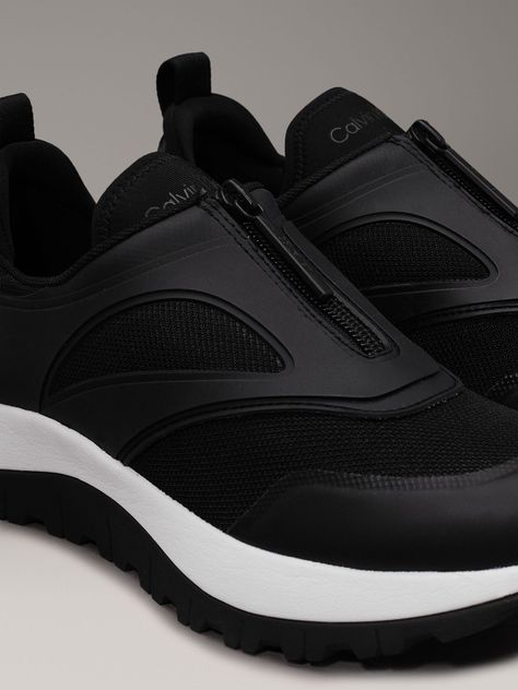 Zapatillas Runner On W/Zip Mix M Negro Calvin Klein-6