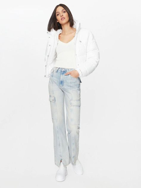 Polera Ls Rib V-Neck Monologo Blanco-1
