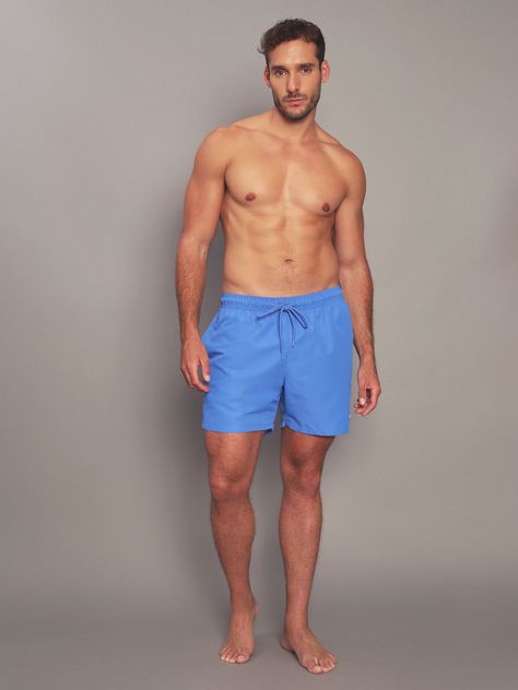 Traje Baño Modern Azul Calvin Klein-1