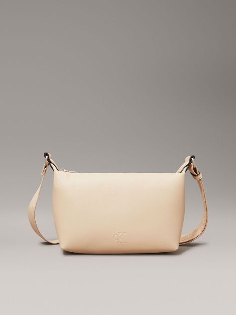 Cartera Over Webbing Beige Calvin Klein-0