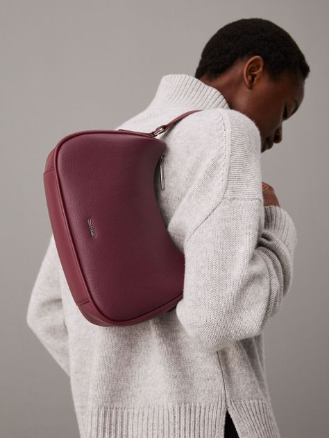 Cartera CK Refine Burdeo Calvin Klein-1