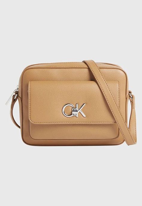 Bandolera Re-Lock Café Calvin Klein-0