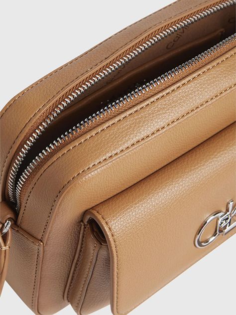 Bandolera Re-Lock Café Calvin Klein-2