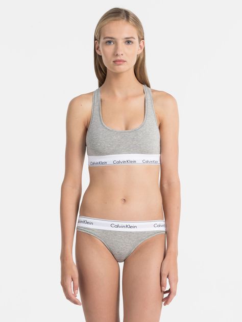 Bralettes Modern Cotton Gris Calvin Klein-3