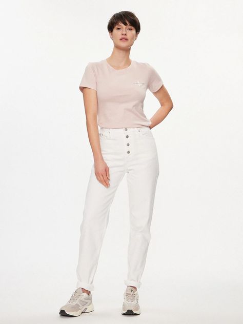 Pack 2 Poleras Monologo Slim Multicolor Calvin Klein-1