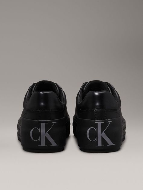 Zapatillas de Cuero Vulc Flatform Negro Calvin Klein-1