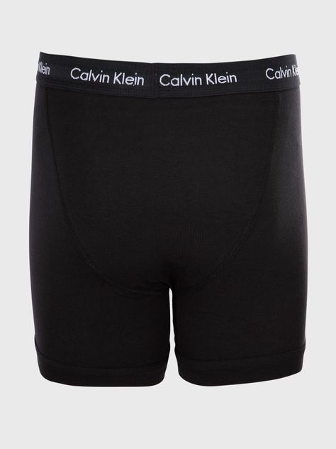 Pack 3 Bóxers Largos - Stretch Negro Calvin Klein-2