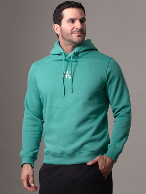 Polerón Gorro Monologo L5Y Verde Calvin Klein-0