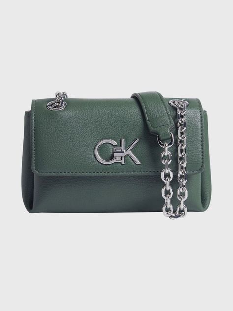 Cartera Re-Lock Verde Calvin Klein-0