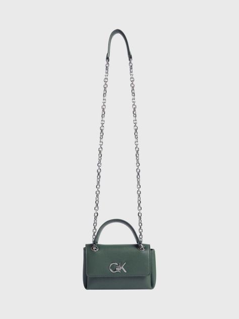 Cartera Re-Lock Verde Calvin Klein-1