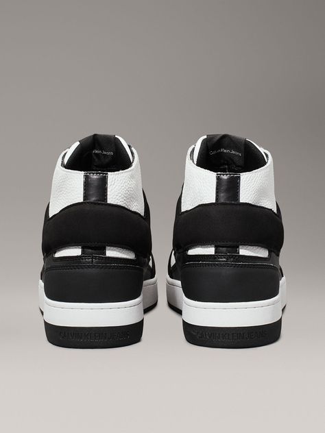 Zapatillas de Cuero Basket Cup Negro Calvin Klein-1