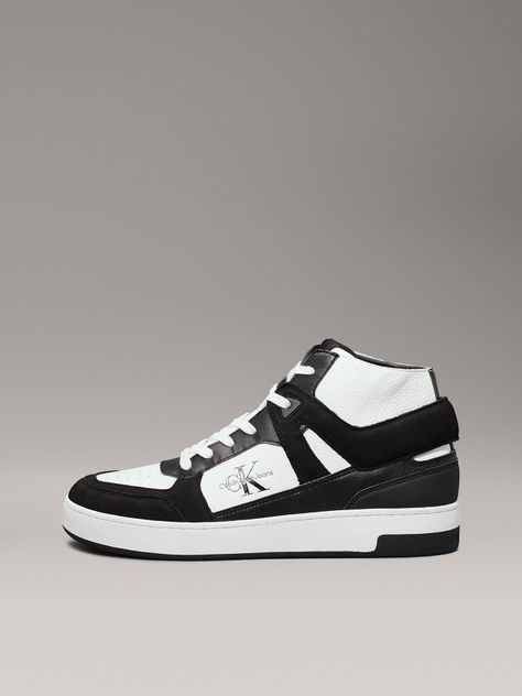 Zapatillas de Cuero Basket Cup Negro Calvin Klein-5