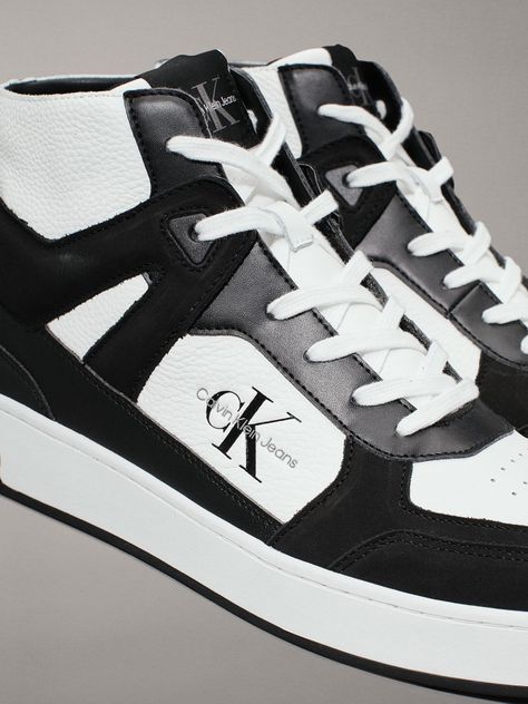 Zapatillas de Cuero Basket Cup Negro Calvin Klein-6