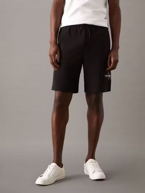 Short City Grid Negro Calvin Klein-0