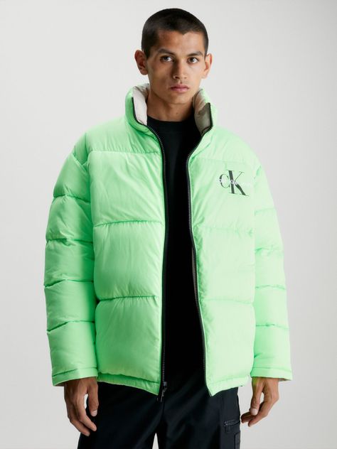 Parka Reversible 90 Puffer Verde Calvin Klein-0