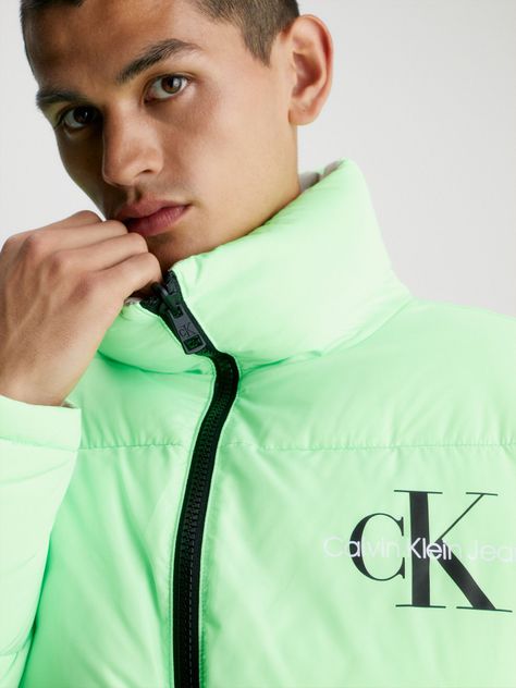 Parka Reversible 90 Puffer Verde Calvin Klein-4