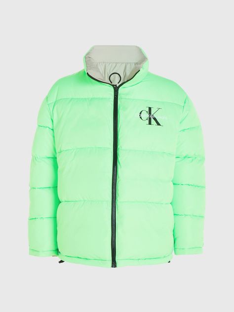 Parka Reversible 90 Puffer Verde Calvin Klein-6