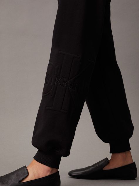 Jogger Premium Monologo Jog Pant Negro Calvin Klein-3