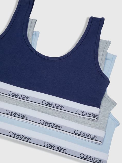 Pack 3 Bralette Niña Modern Multicolor Calvin Klein-1