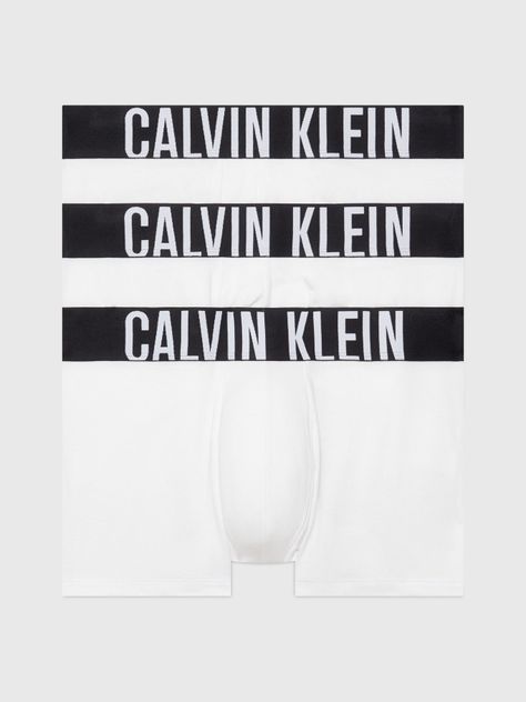 Pack 3 Bóxers Trunk Intense Power Blanco Calvin Klein-0
