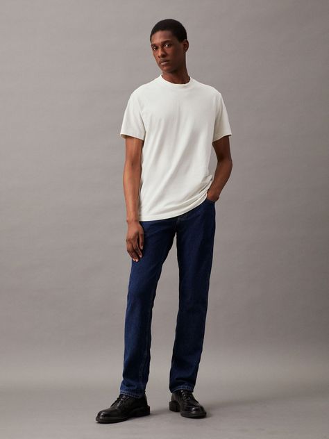 Polera Logo Tape Blanco YBI Calvin Klein-1